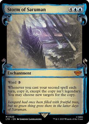 Storm of Saruman (Showcase Scrolls) card from Universes Beyond: The Lord of the Rings: Tales of Middle-earth