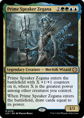 Prime Speaker Zegana card from Commander: The Lost Caverns of Ixalan
