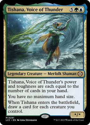 Tishana, Voice of Thunder card from Commander: The Lost Caverns of Ixalan