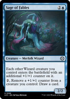 Sage of Fables card from Commander: The Lost Caverns of Ixalan