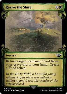 Revive the Shire (Showcase Scrolls) card from Universes Beyond: The Lord of the Rings: Tales of Middle-earth