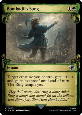 Bombadil's Song (Showcase Scrolls) card from Universes Beyond: The Lord of the Rings: Tales of Middle-earth