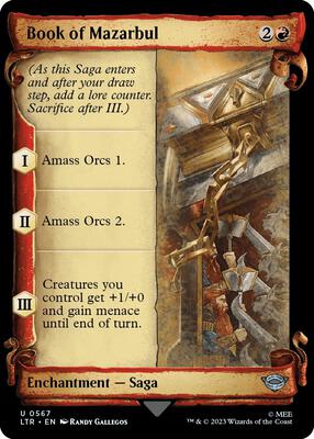 Book of Mazarbul (Showcase Scrolls) card from Universes Beyond: The Lord of the Rings: Tales of Middle-earth