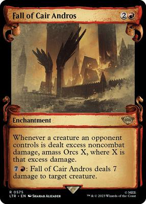 Fall of Cair Andros (Showcase Scrolls) card from Universes Beyond: The Lord of the Rings: Tales of Middle-earth
