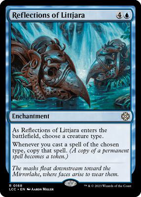 Reflections of Littjara card from Commander: The Lost Caverns of Ixalan