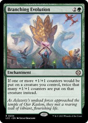 Branching Evolution card from Commander: The Lost Caverns of Ixalan