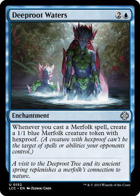 Deeproot Waters card from Commander: The Lost Caverns of Ixalan