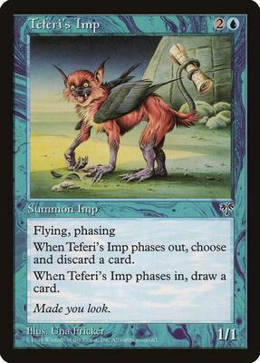 Teferi's Imp card from Mirage