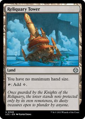 Reliquary Tower card from Commander: The Lost Caverns of Ixalan