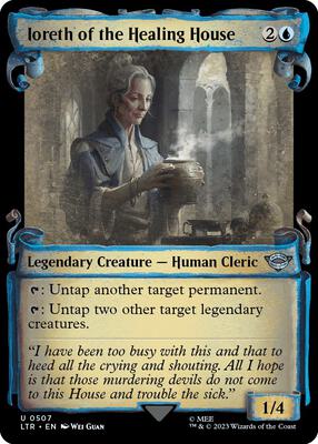 Ioreth of the Healing House (Showcase Scrolls) card from Universes Beyond: The Lord of the Rings: Tales of Middle-earth