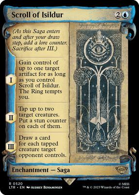Scroll of Isildur (Showcase Scrolls) card from Universes Beyond: The Lord of the Rings: Tales of Middle-earth