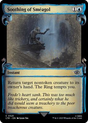 Soothing of Smeagol (Showcase Scrolls) card from Universes Beyond: The Lord of the Rings: Tales of Middle-earth