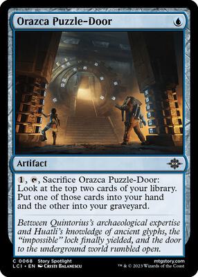 Orazca Puzzle-Door card from The Lost Caverns of Ixalan
