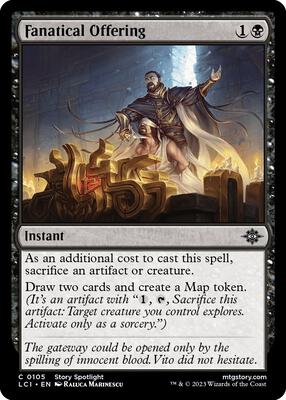 Fanatical Offering card from The Lost Caverns of Ixalan