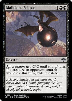 Malicious Eclipse card from The Lost Caverns of Ixalan