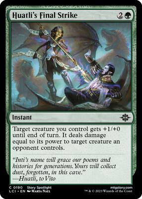 Huatli's Final Strike card from The Lost Caverns of Ixalan