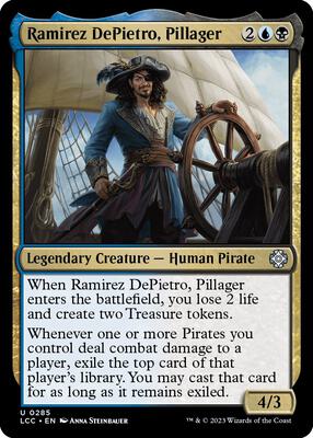 Ramirez DePietro, Pillager card from Commander: The Lost Caverns of Ixalan