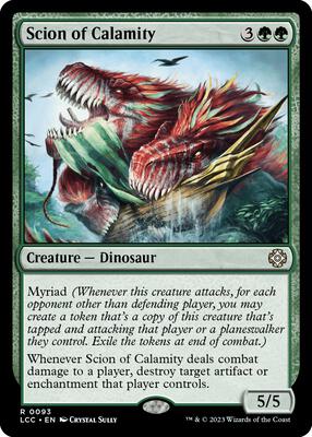 Scion of Calamity card from Commander: The Lost Caverns of Ixalan