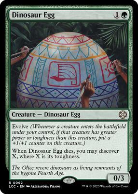 Dinosaur Egg card from Commander: The Lost Caverns of Ixalan