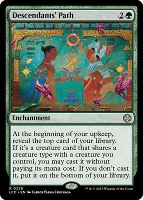 Descendants' Path card from Commander: The Lost Caverns of Ixalan