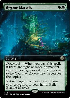 Bygone Marvels (Extended Art) card from Commander: The Lost Caverns of Ixalan