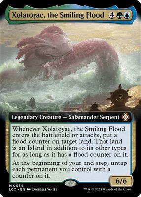 Xolatoyac, the Smiling Flood (Extended Art) card from Commander: The Lost Caverns of Ixalan