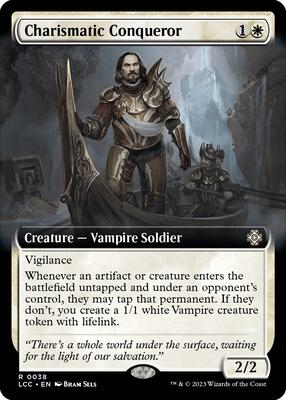 Charismatic Conqueror (Extended Art) card from Commander: The Lost Caverns of Ixalan