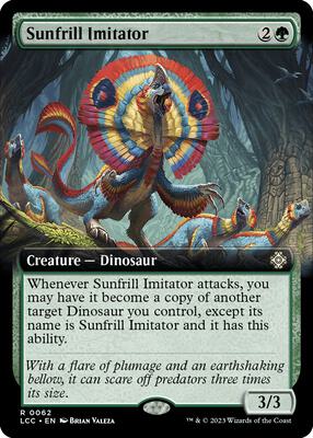 Sunfrill Imitator (Extended Art) card from Commander: The Lost Caverns of Ixalan