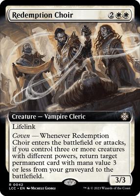Redemption Choir (Extended Art) card from Commander: The Lost Caverns of Ixalan
