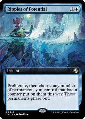 Ripples of Potential (Extended Art) card from Commander: The Lost Caverns of Ixalan