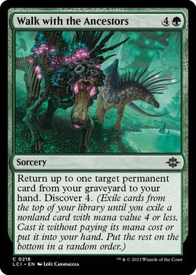 Walk with the Ancestors card from The Lost Caverns of Ixalan