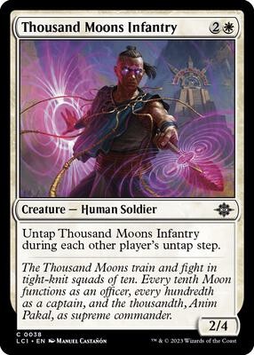 Thousand Moons Infantry card from The Lost Caverns of Ixalan