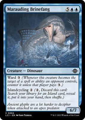 Marauding Brinefang card from The Lost Caverns of Ixalan