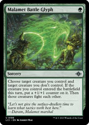 Malamet Battle Glyph card from The Lost Caverns of Ixalan