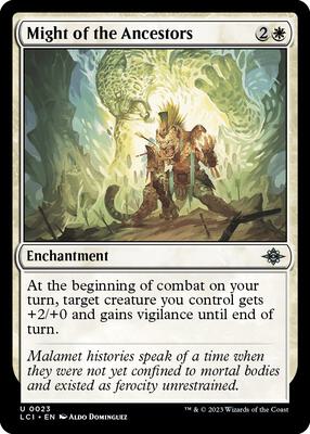 Might of the Ancestors card from The Lost Caverns of Ixalan