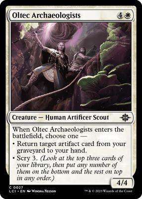Oltec Archaeologists card from The Lost Caverns of Ixalan