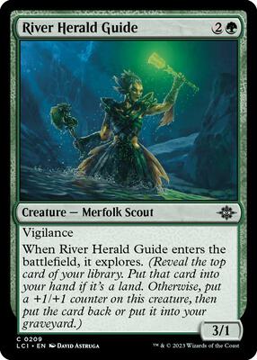 River Herald Guide card from The Lost Caverns of Ixalan