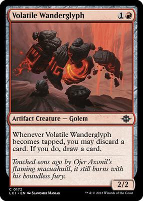 Volatile Wanderglyph card from The Lost Caverns of Ixalan