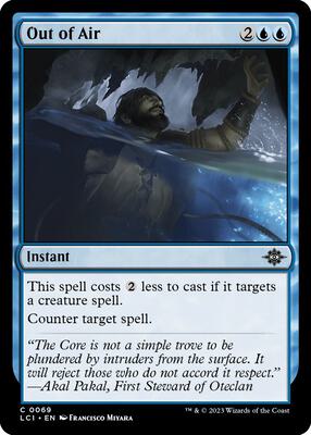 Out of Air card from The Lost Caverns of Ixalan
