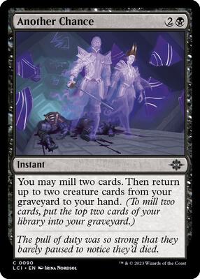 Another Chance card from The Lost Caverns of Ixalan