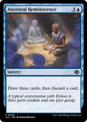 Ancestral Reminiscence card from The Lost Caverns of Ixalan
