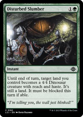 Disturbed Slumber card from The Lost Caverns of Ixalan