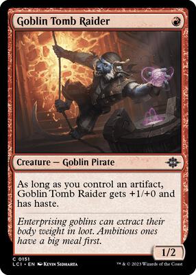 Goblin Tomb Raider card from The Lost Caverns of Ixalan