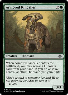 Armored Kincaller card from The Lost Caverns of Ixalan