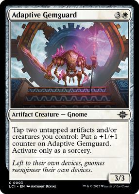 Adaptive Gemguard card from The Lost Caverns of Ixalan