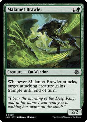 Malamet Brawler card from The Lost Caverns of Ixalan