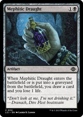 Mephitic Draught card from The Lost Caverns of Ixalan