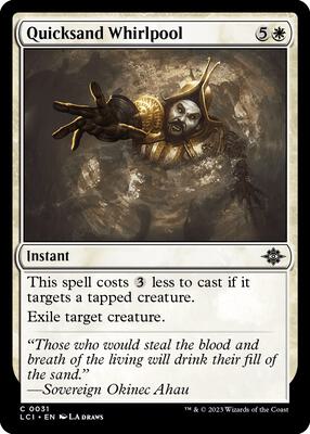 Quicksand Whirlpool card from The Lost Caverns of Ixalan