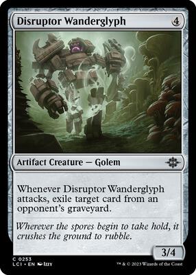 Disruptor Wanderglyph card from The Lost Caverns of Ixalan