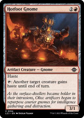 Hotfoot Gnome card from The Lost Caverns of Ixalan